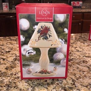 Lenox Winter Greetings Candle Lamp
